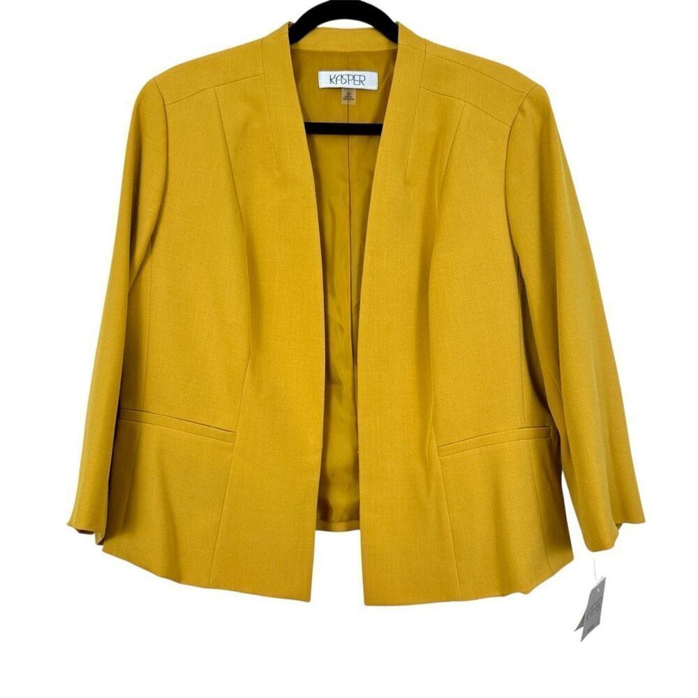 Kasper Collarless Cardigan Blazer - Size 16P